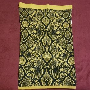 Snake Sweater Skirt